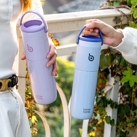 BOTTLE BOTTLE Insulated Water Bottle for Sports with Straw,2 lids,18oz 3IN1 BLUE - Picture 7 of 9